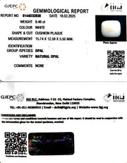 9.49/CT Natural Opal with Govt. Lab Certificate
